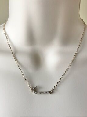 Gold Tone “J” Initial Necklace